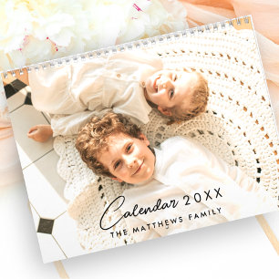 Calendrier Photo Personnalisée 2025 Moderne Créez votre propr