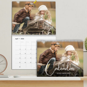 Calendrier Photo personnalisée de la famille 2024