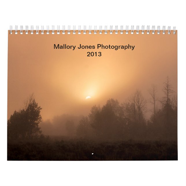 Calendrier Photographie 2013 de Mallory Jones (Protection)