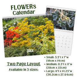 Calendrier Photographie de fleurs magnifiques