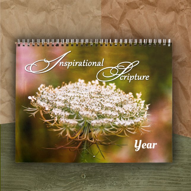 Calendrier Photographie de la nature avec des textes inspirés (Créateur téléchargé)