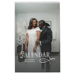 Calendrier Photographie de mariage personnalisée pour jeunes