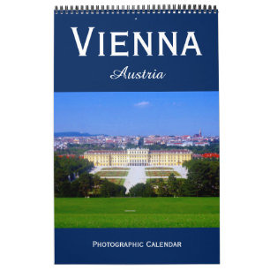 Calendrier photographie de vienne autriche