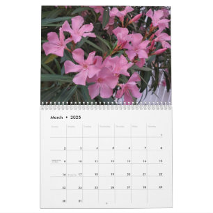 Calendrier Photographie des fleurs