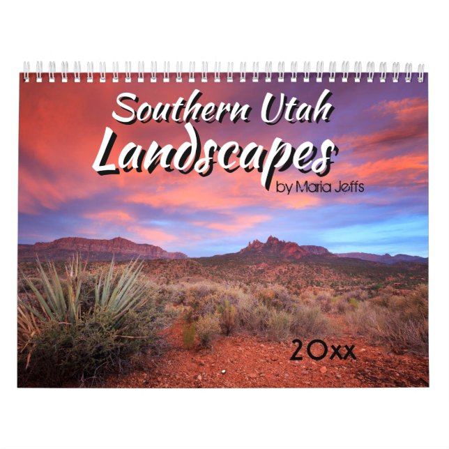 Calendrier Photographie du sud de 2019 paysages de l'Utah (Protection)