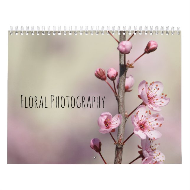 Calendrier Photographie florale  (Protection)