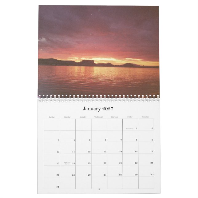 Calendrier photographique (Jan 2027)