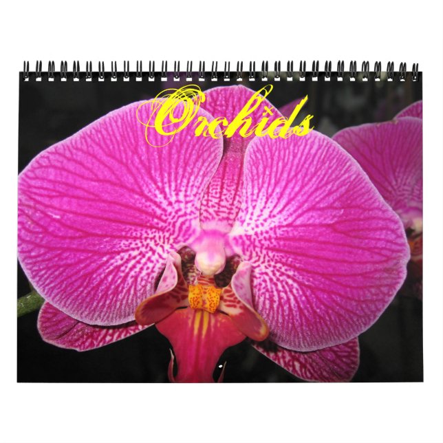 Calendrier photographique des orchidées (Protection)