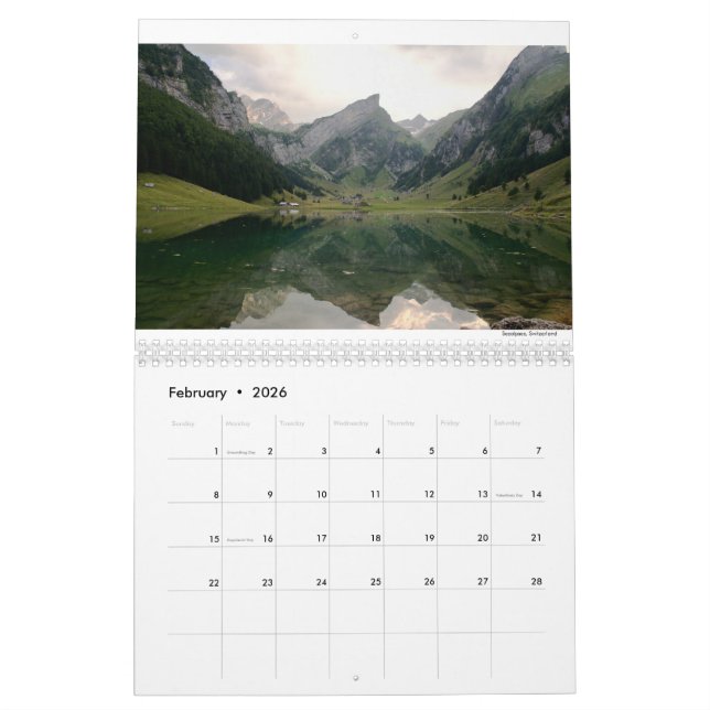 Calendrier photographique Seth Russell 2023 (Feb 2026)
