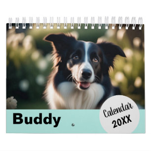 Calendrier Photos de chien personnalisées Créer votre propre