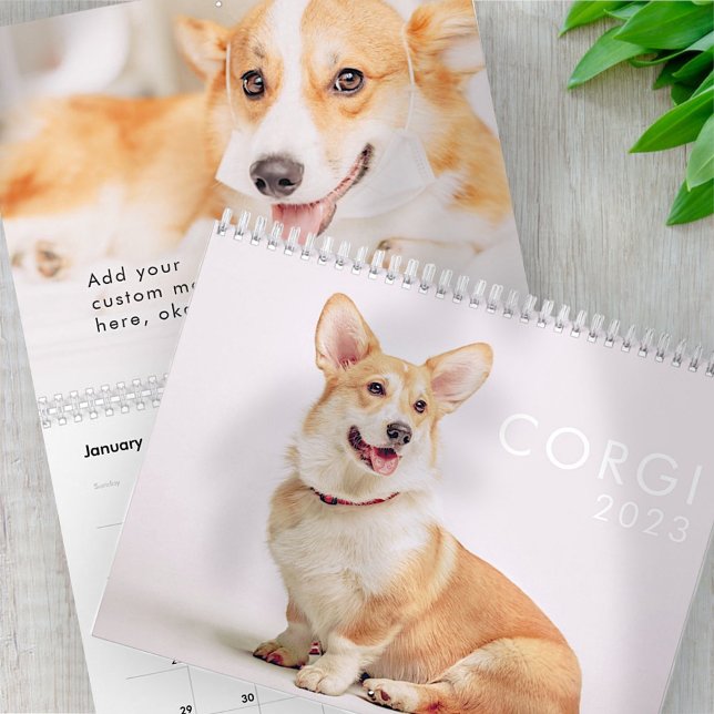 Calendrier Photos de Chiens de Corgi Funny mignons (Créateur téléchargé)