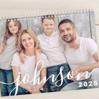 Photos de famille de script simple et moderne