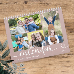 Calendrier Photos de famille modernes élégantes 2026