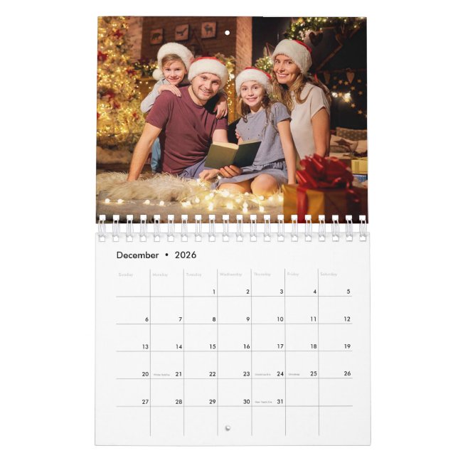 Calendrier Photos de Famille Plaid Clan Stewart Tartan 2024 (Dec 2026)