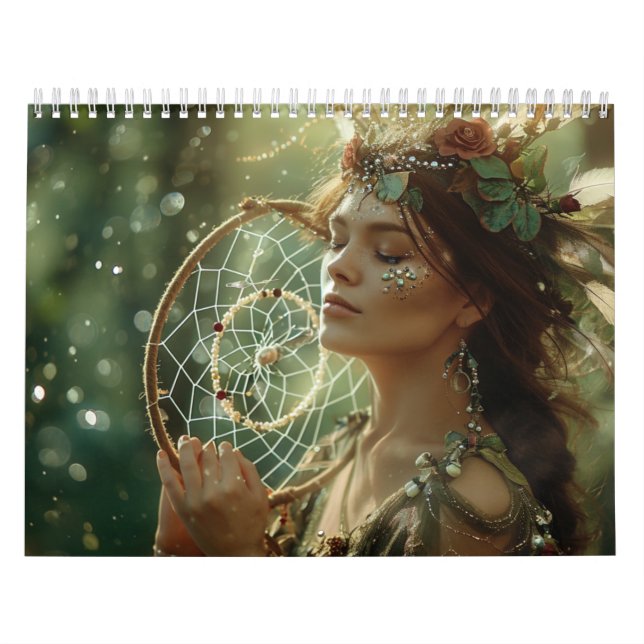 Calendrier Photos de la tribu des Boho Dreamcatcher (Protection)