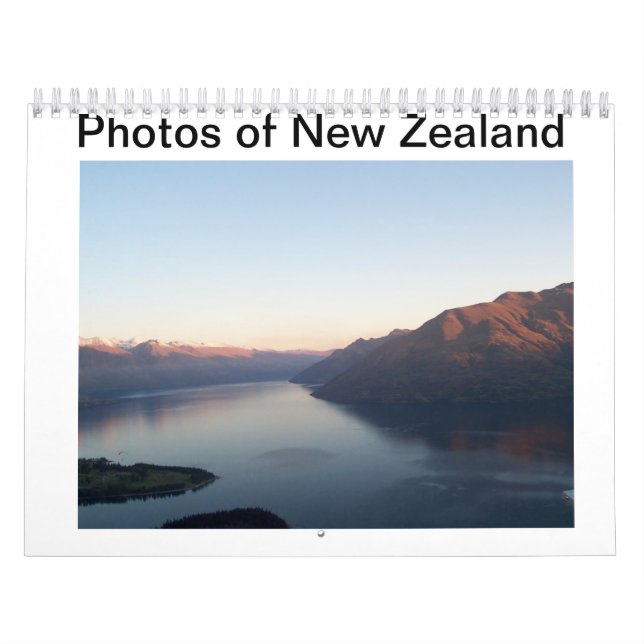 Calendrier Photos de Nouvelle-Zélande (Protection)