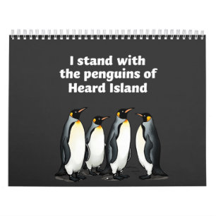 Calendrier Pingouins contre les tarifs douaniers anti Trump J