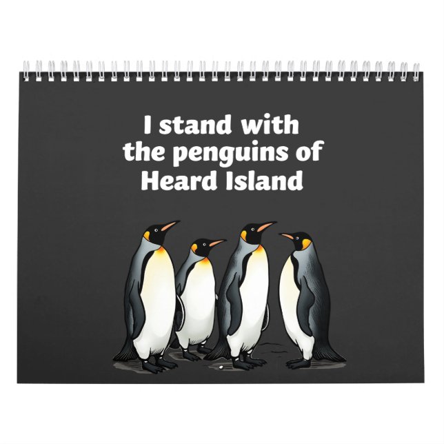 Calendrier Pingouins contre les tarifs douaniers anti Trump J (Protection)