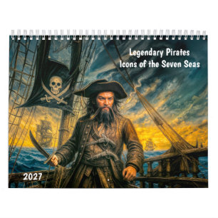 Calendrier Pirates légendaires – Icônes des sept mers
