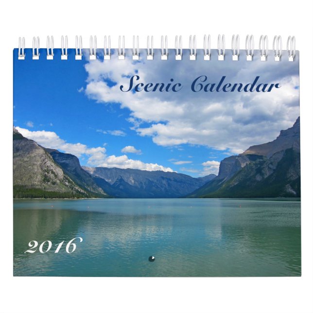 Calendrier pittoresque 2016 Montagnes Rocheuses (Protection)