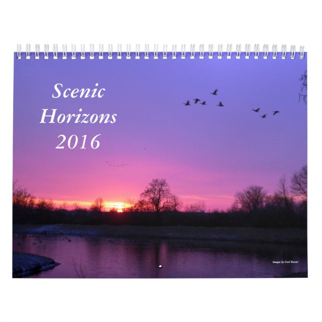 Calendrier pittoresque d'horizons, 2016 (Protection)