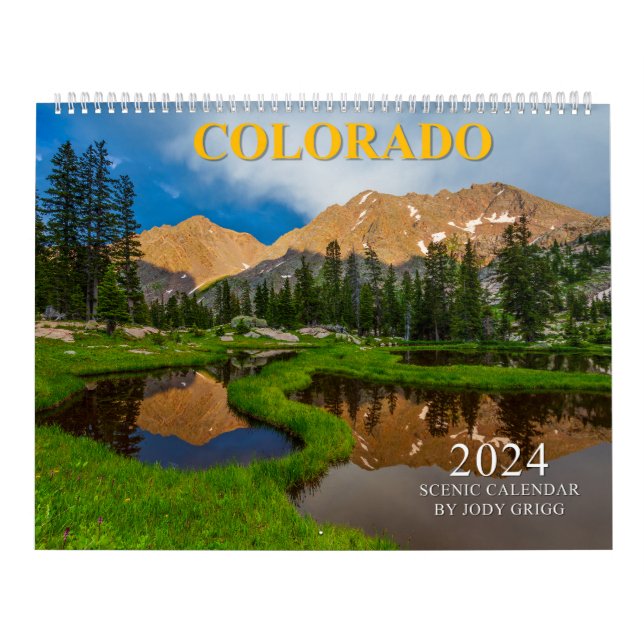 Calendrier Pittoresque du Colorado 2024 (Protection)