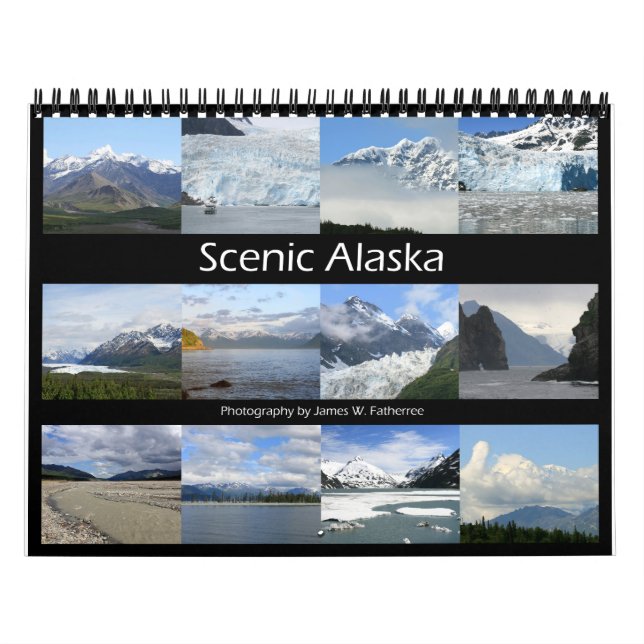 Calendrier Pittoresque du mur de l'Alaska par J.W. (Protection)