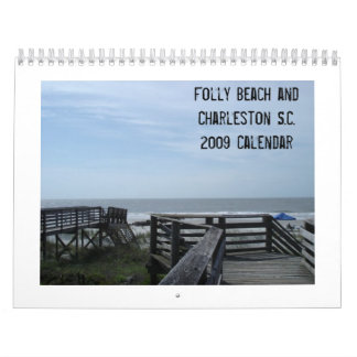 Calendrier Plage et Charleston S.C. 20 de folie…