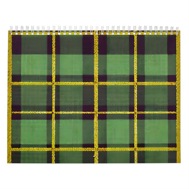 Calendrier Plaid vert (Protection)