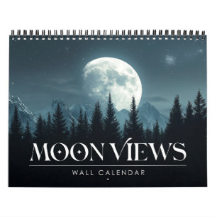 Calendrier Pleine lune lunaire 2025 Vues sur la lune Calendri