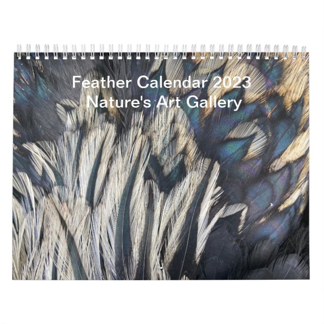 Calendrier plume 2023 : Galerie d'art de la nature (Protection)