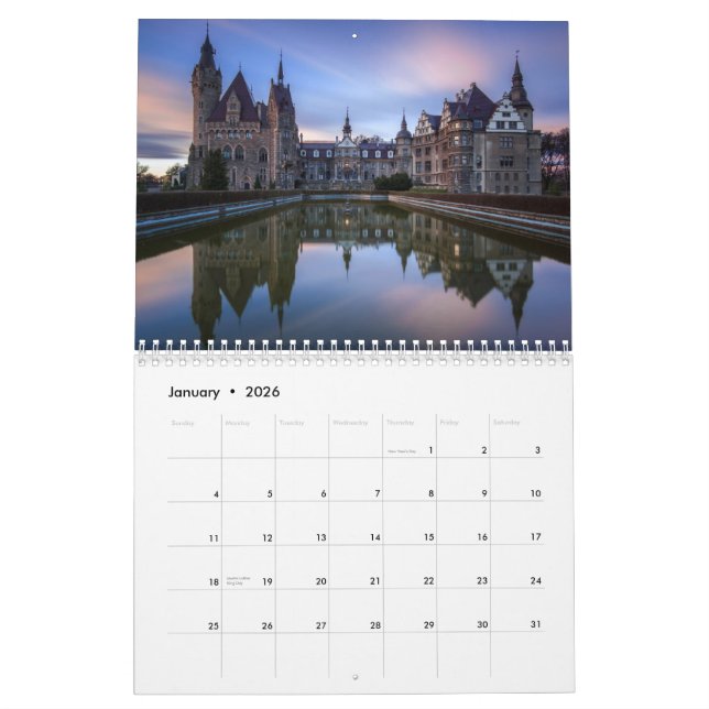 Calendrier Poland 2026 Photo Calendar (Jan 2026)