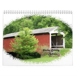 Calendrier Ponts couverts du comté de Parke Indiana