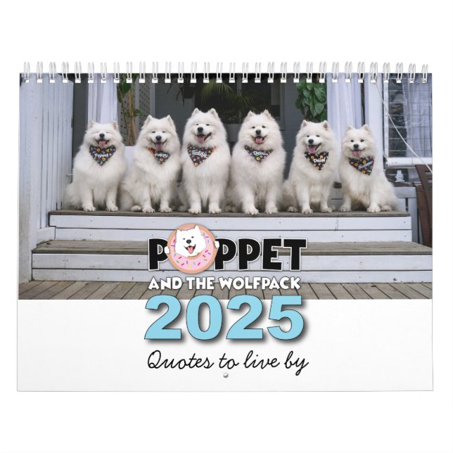 Calendrier Poppet et Wolfpack - Citations pour vivre par (Protection)