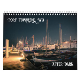 Calendrier Port Townsend WA Après la tombée de la nuit 