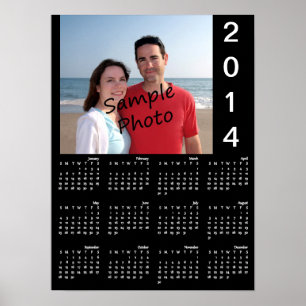 Calendrier Poster 2014 Ajoutez Votre Photo