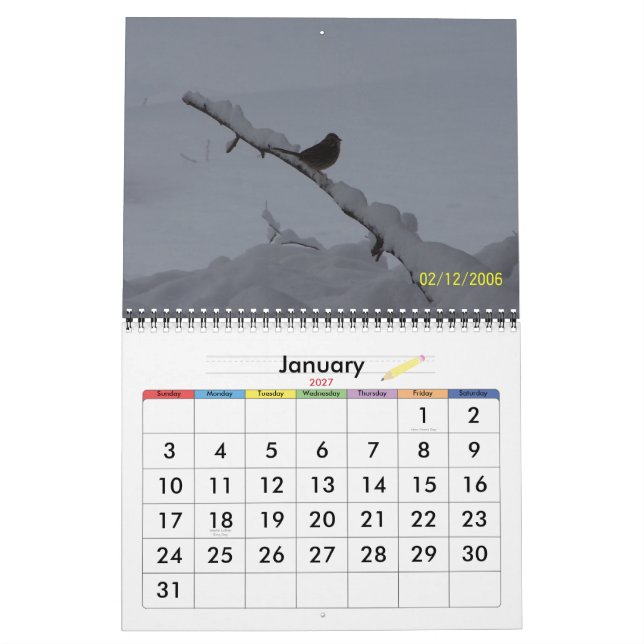 Calendrier pour Donna (Jan 2027)