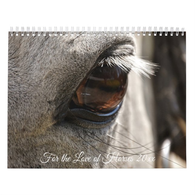 Calendrier Pour l'amour des chevaux (Protection)