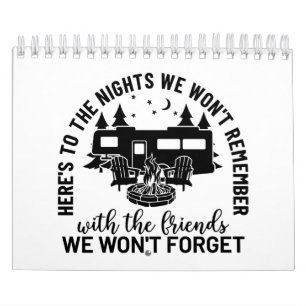 Calendrier Pour les nuits dont nous ne nous souviendrons pas 