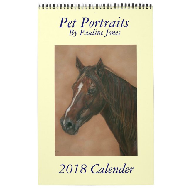 Calendrier poursuivez le portrait 2017 d'animal familier de (Protection)