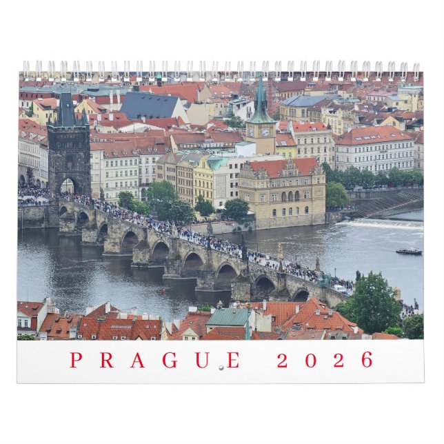 calendrier Prague 2026 (Protection)