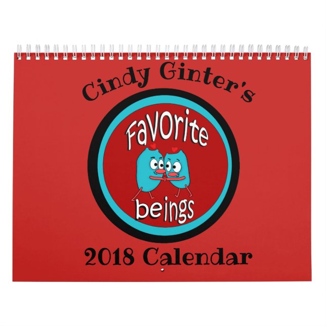 Calendrier préféré de charité d'autisme de 2018 (Protection)