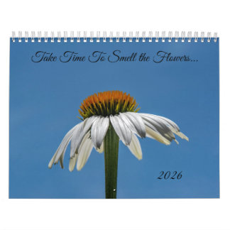 Calendrier Prenez le temps de sentir les fleurs