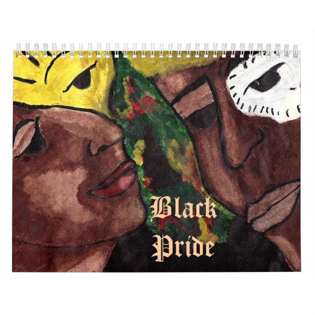 Calendrier PRIDE NOIRE (Protection)
