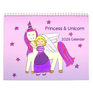 Calendrier Princess & Unicorn 2025