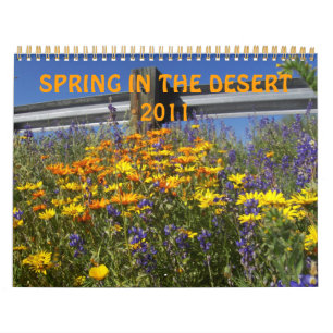 CALENDRIER PRINTEMPS DANS LE DÉSERT