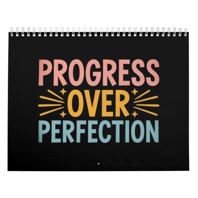 Calendrier Progrès de l'enseignant plutôt que la perfection,  (Protection)