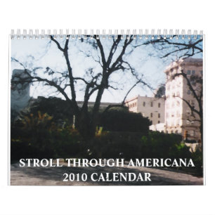 Calendrier Promenez-vous dans Americana 2010 Calendar