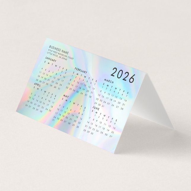 Calendrier promotionnel de Modern Business 2026 (Front)