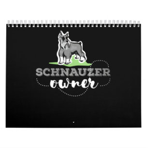 Calendrier Propriétaire Schnauzer Lover